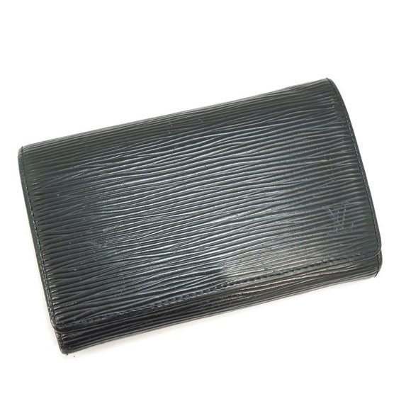Louis Vuitton leather Wallet Epi zipper black - Picture 1 of 6